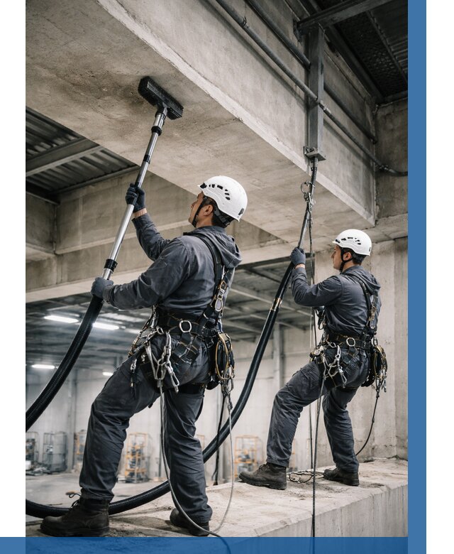 Обеспыливание потолочных конструкций в Альметьевске от 260 р. |ВЫСОТНИК-Льм