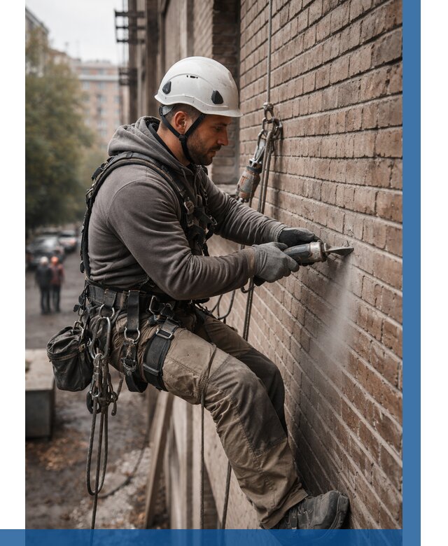 Расшивка кирпичных швов в Альметьевске от 623 р. | ВЫСОТНИК-Льм