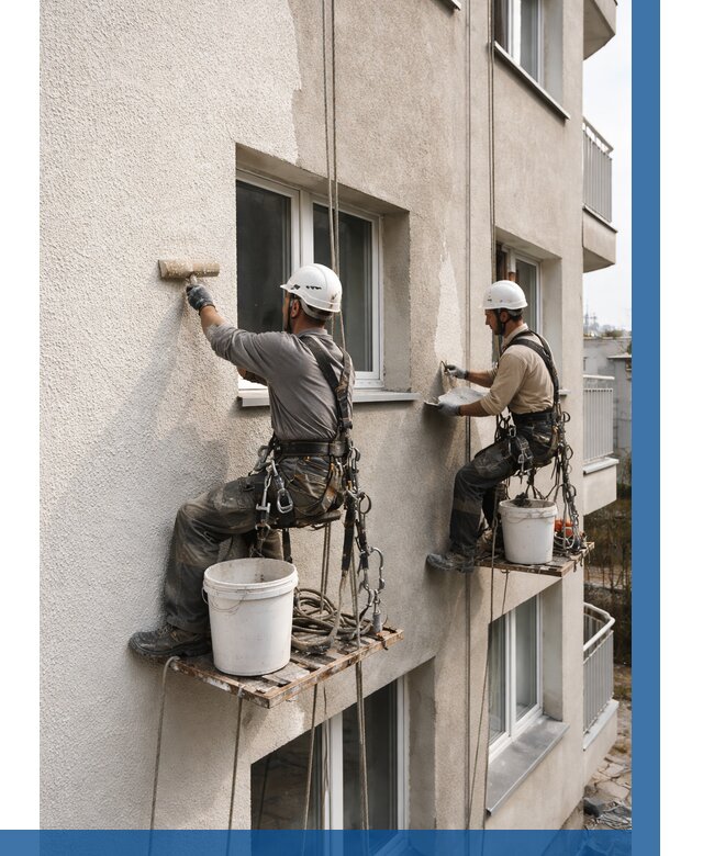 Нанесение короеда на фасад в Альметьевске от 467 р. | ВЫСОТНИК-Льм