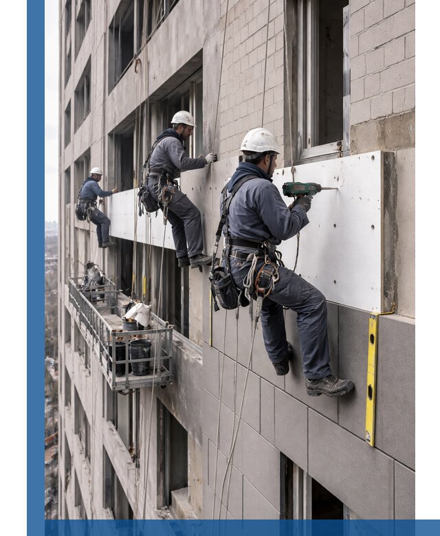 Монтаж фасадных термопанелей высокого качества в Альметьевске