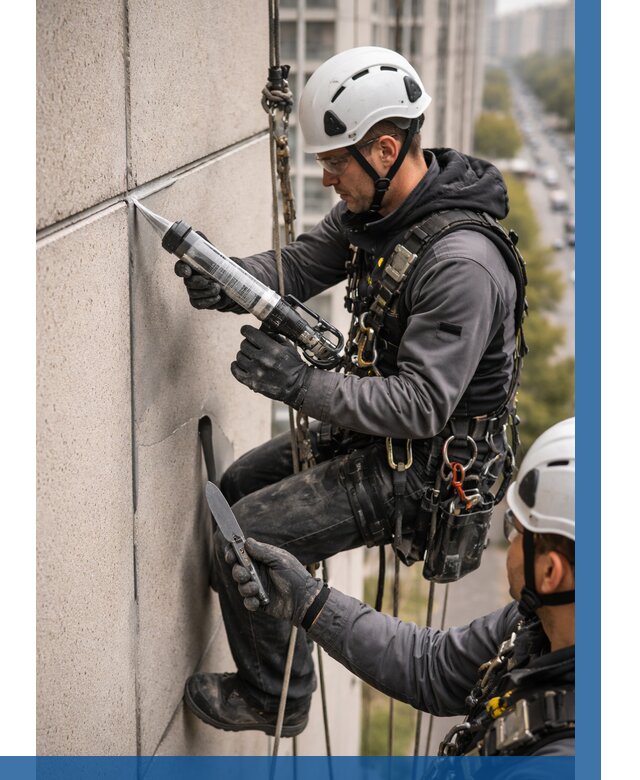 Первичная герметизация швов в Альметьевске от 623 р. | ВЫСОТНИК-Льм