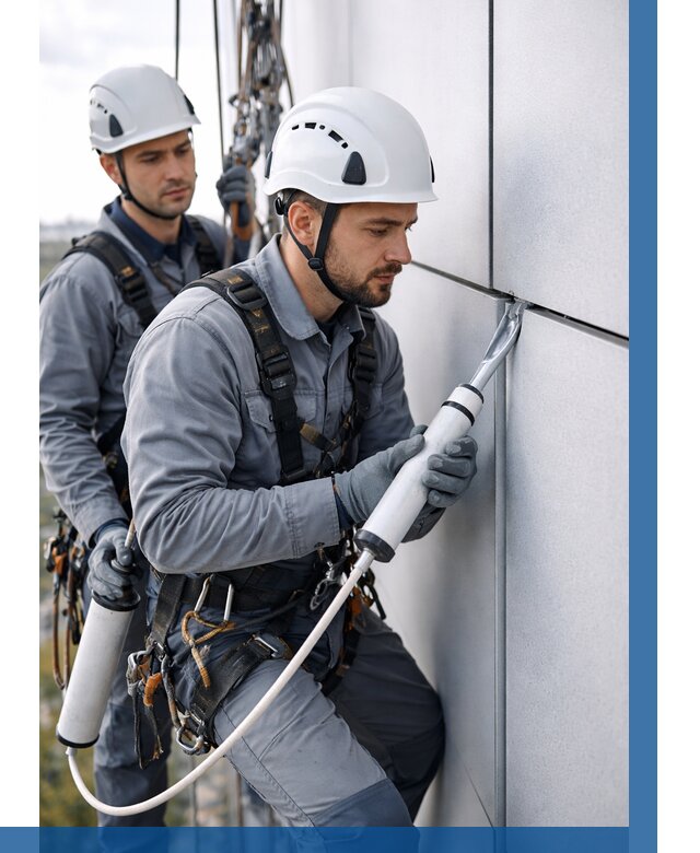 Герметизация швов вилатермом в Альметьевске от 623 р. | ВЫСОТНИК-Льм