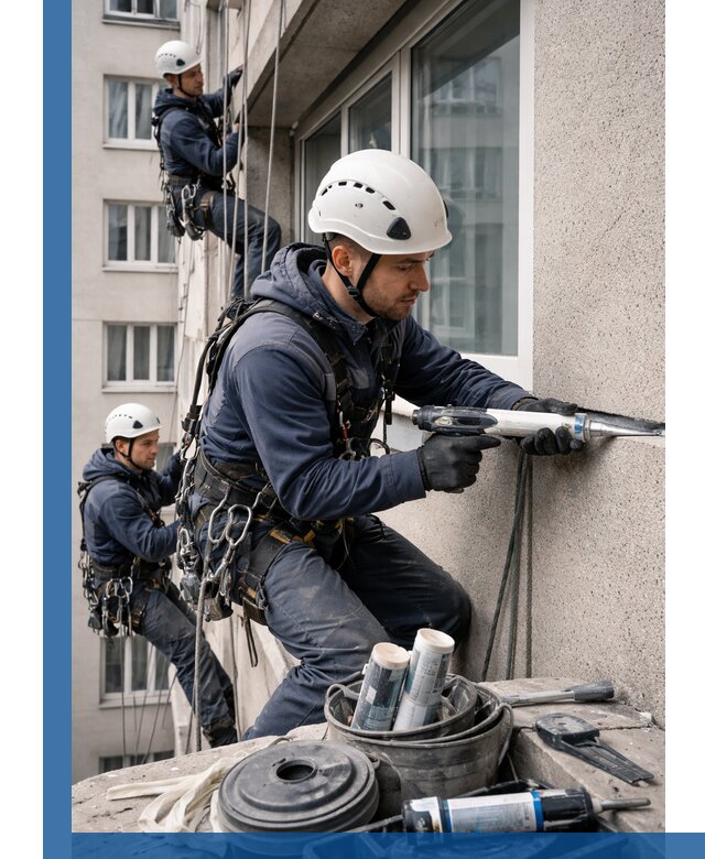 Герметизация швов лоджии в Альметьевске профессионально и надежно