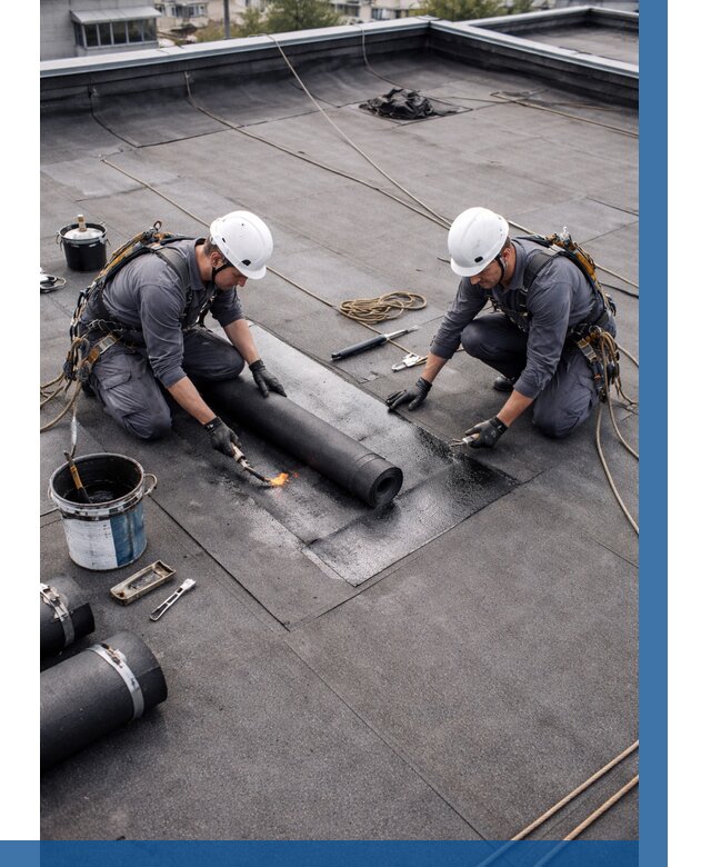 Ремонт мягкой кровли под ключ в Альметьевске от 727 р. | ВЫСОТНИК-Льм