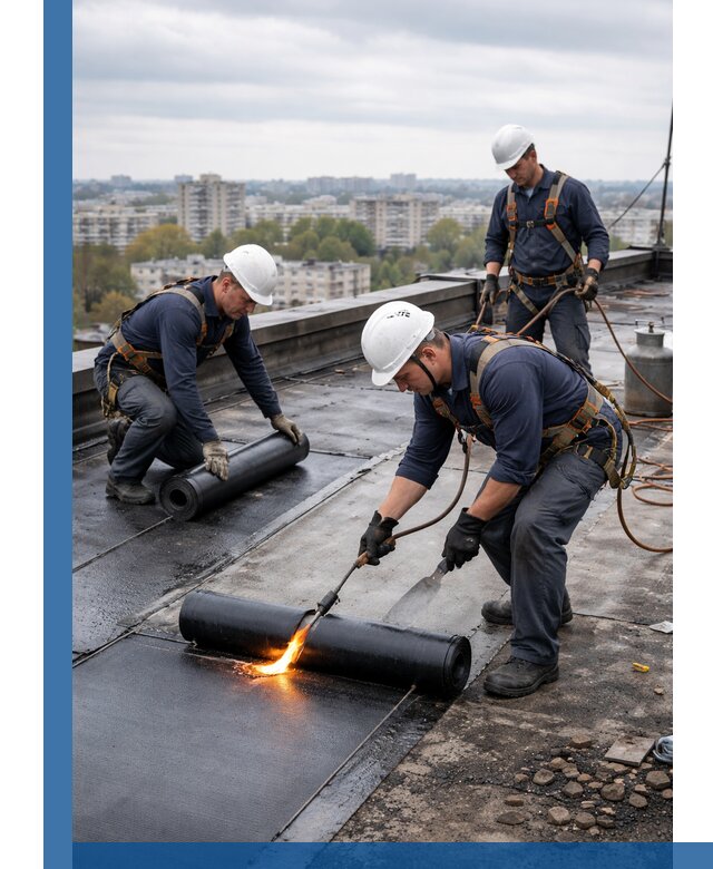 Ремонт наплавляемой кровли в Альметьевске качественно и надежно