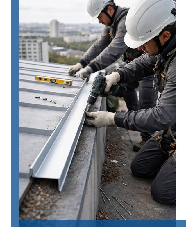 Монтаж капельника на кровле в Альметьевске с гарантией качества