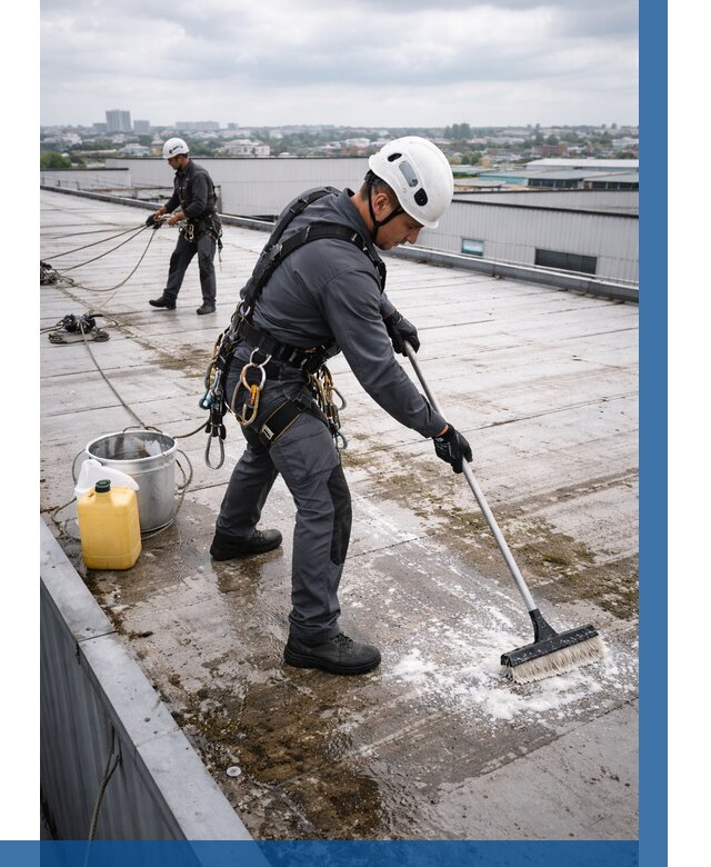 Очистка крыши по графику в Альметьевске от 7785 р. | ВЫСОТНИК-Льм