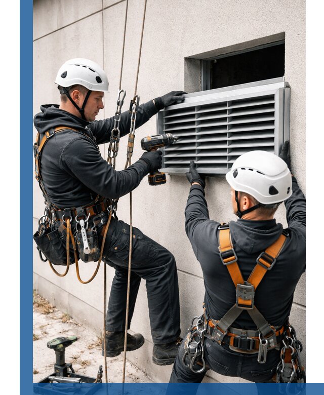 Монтаж вентиляционных решеток в Альметьевске профессиональный сервис