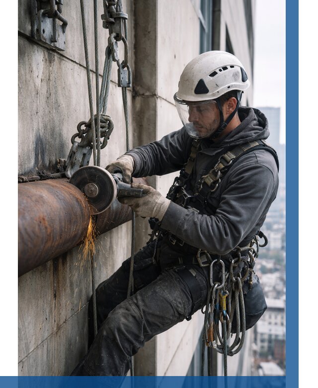 Резка металла на высоте в Альметьевске по цене от 4671 р. | ВЫСОТНИК-Льм