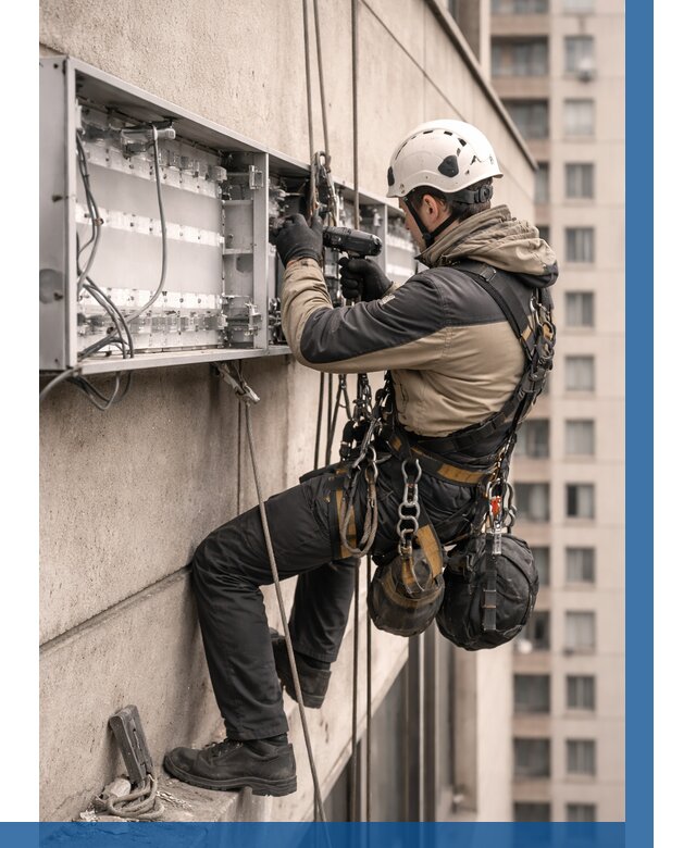 Ремонт вывески на высоте в Альметьевске от 4671 р. | ВЫСОТНИК-Льм