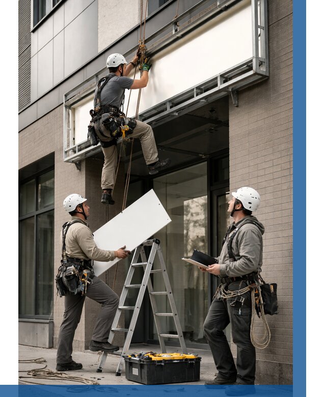 Монтаж светового короба в Альметьевске от 6747 р. | ВЫСОТНИК-Льм