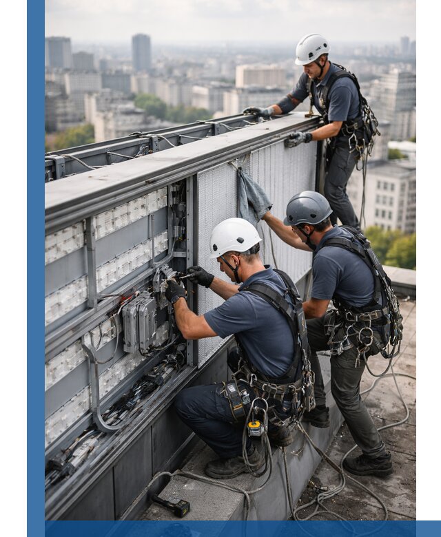 Профессиональное обслуживание крышной рекламы в Альметьевске под ключ