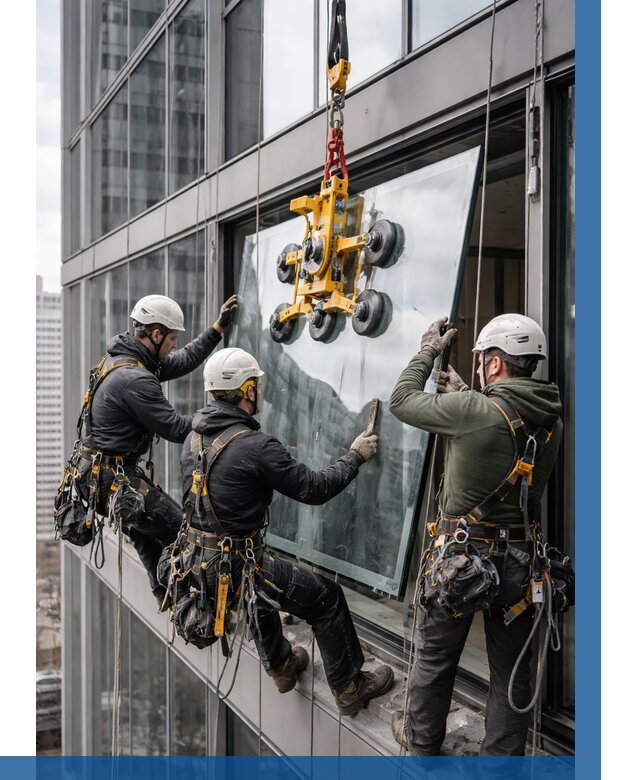 Фасадное остекление зданий под ключ в Альметьевске от 10380 р. | ВЫСОТНИК-Льм