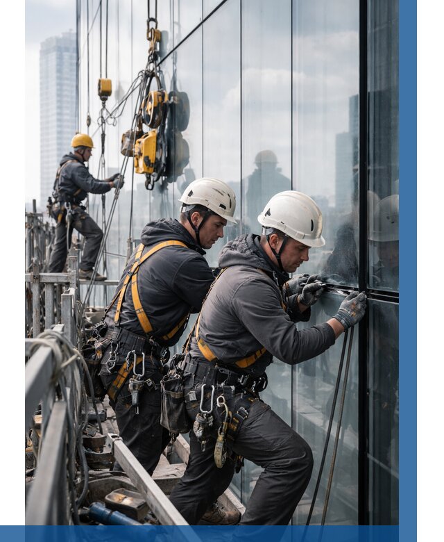 Структурное остекление фасадов в Альметьевске от 9861 р. | ВЫСОТНИК-Льм