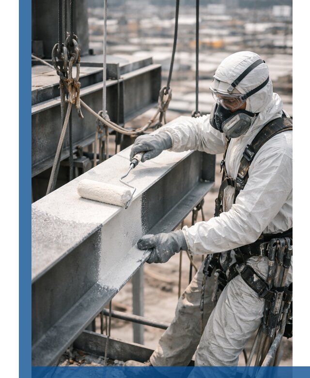 Профессиональная огнезащитная обработка металлоконструкций в Альметьевске