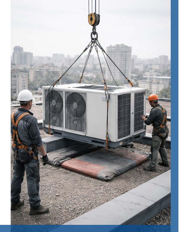 Подъем груза на крышу в Альметьевске от 5190 р. | ВЫСОТНИК-Льм заказать