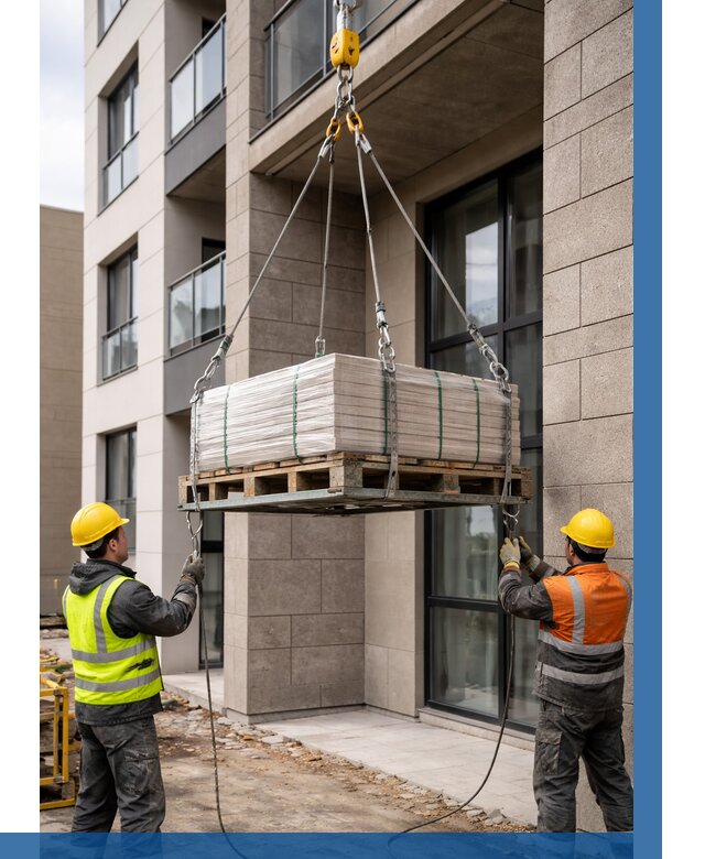 Подъем керамогранита на этаж в Альметьевске от 3633 р. | ВЫСОТНИК-Льм