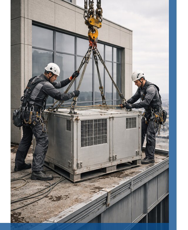 Такелажные работы на высоте в Альметьевске от 8304 р. | ВЫСОТНИК-Льм