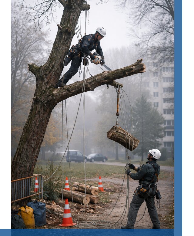 Удаление аварийных деревьев в Альметьевске от 15570 р. | ВЫСОТНИК-Льм