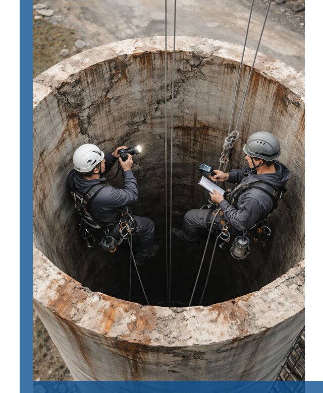 Обследование дымовой трубы: диагностика и оценка состояния в Альметьевске